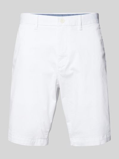 Tommy Hilfiger Szorty chinosy z prostą nogawką i kieszeniami z tyłu model ‘HARLEM’ Biały 2