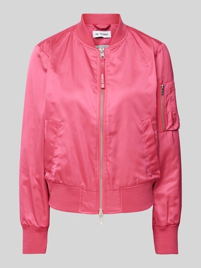 IQ Studio Bomberjacke mit Zweiwege-Reißverschluss Modell 'DONNA' Pink 2