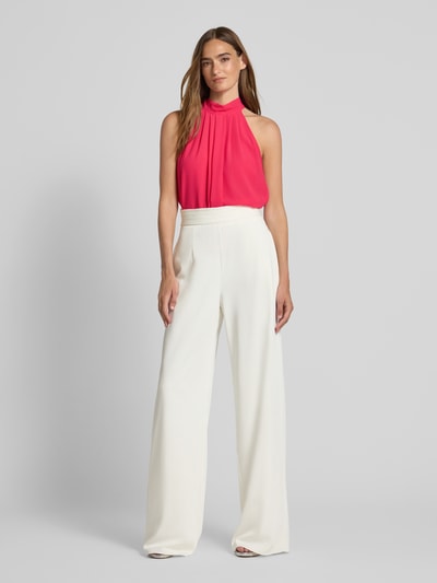 Rinascimento Blusentop mit rückseitiger Schnürung Pink 1