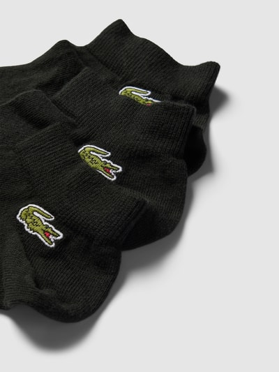 Lacoste Socken mit Logo-Stitching im 3er-Pack Black 2