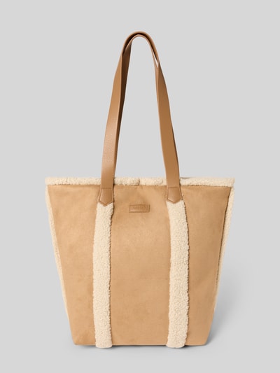 Barts Tote bag met labeldetail, model 'Aedey' Lichtbruin - 2