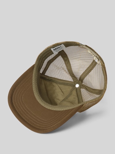 DEUS EX MACHINA Basecap mit Label-Stitching Modell 'Kamli' Oliv 2