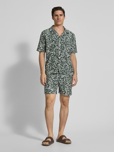 Shiwi Freizeithemd mit Knopfleiste Modell 'Ted' Dunkelgruen 1