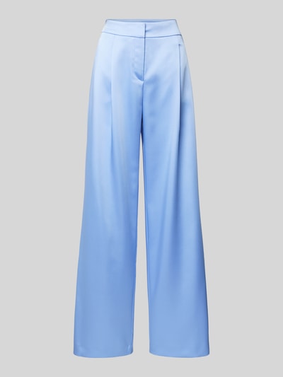 Jake*s Cocktail Wide Leg Bundfaltenhose mit Eingrifftaschen Bleu 1