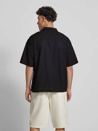 REVIEW Koszula casualowa z listwą guzikową Czarny 5