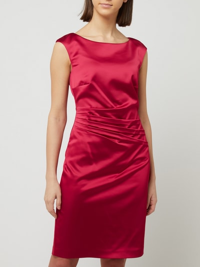 Christian Berg Cocktail Cocktailkleid aus Satin Kirsche 4