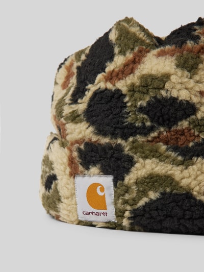 Carhartt Work In Progress Beanie mit Label-Detail Modell 'PRENTIS' Khaki 2