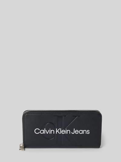 Calvin Klein Jeans Portemonnee met labelprint Zwart - 1