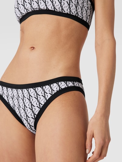 Calvin Klein Underwear Bikinibroekje met all-over label Wit - 3