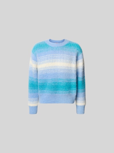 Kenzo Regular Fit Pullover aus Alpaka-Mix Hellblau 2