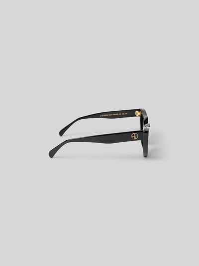 Anine Bing Sonnenbrille in Herz-Form Black 4