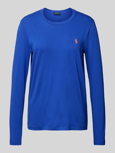 Polo Ralph Lauren Shirt met lange mouwen en labelstitching Donkerblauw - 2