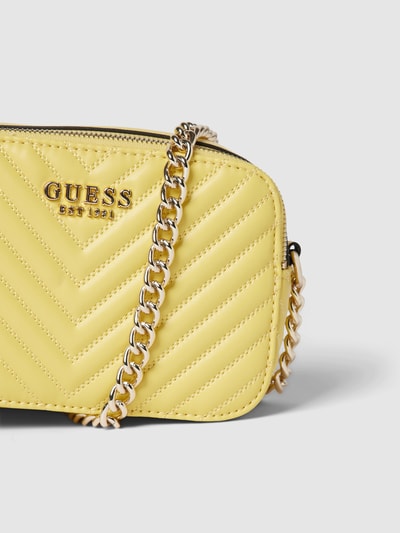 Guess Handtas in leerlook, model 'NOELLE' Geel - 3