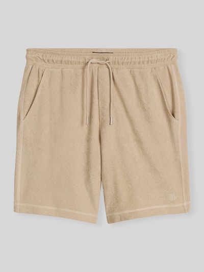 Marc O'Polo Regular Fit Sweatshorts aus reinem Baumwoll-Frottee Beige 2