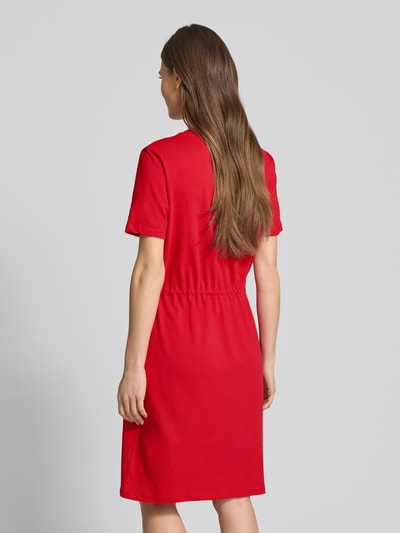 Tommy Hilfiger Oversized Freizeitkleid aus reiner Baumwolle Rot 5