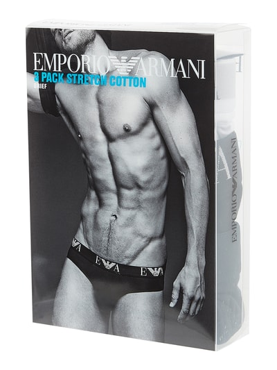 Emporio Armani Set van drie slips Marineblauw - 2