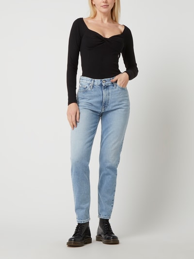 Calvin Klein Jeans Mom fit jeans van katoen Jeansblauw - 1