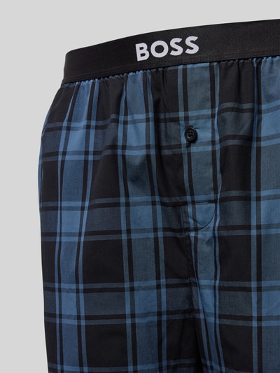 BOSS Pyjama met labelprint Zwart - 2