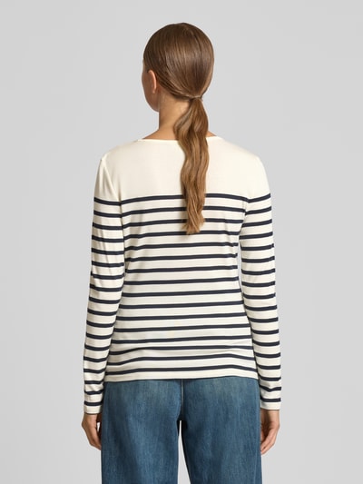 Lauren Ralph Lauren Longsleeve mit Rundhalsausschnitt Modell 'KATHARIN' Ecru Melange 5