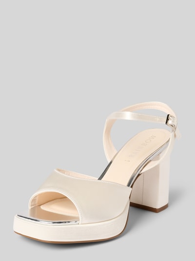 Rainbow Club Sandały na słupku model ‘Nora’ Złamany biały 1