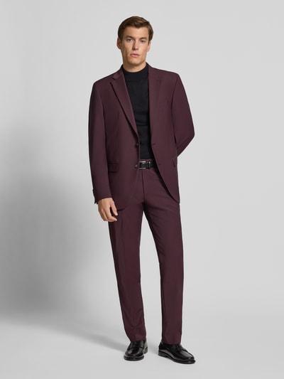 Pierre Cardin 2-knoops colbert met reverskraag Bordeaux - 1