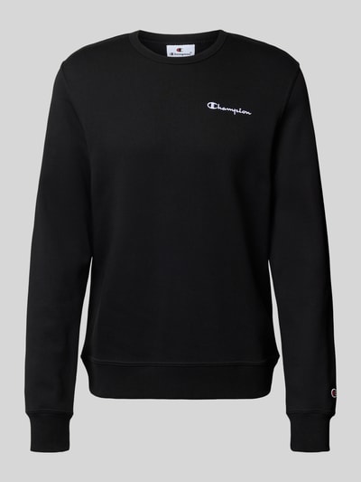 CHAMPION Sweatshirt met labelstitching Zwart - 2