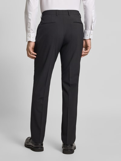 BOSS Spodnie do garnituru o kroju regular fit z mieszanki żywej wełny model ‘H-LEON-MM-C-NF’ Czarny 5