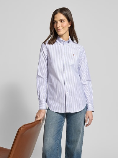 Polo Ralph Lauren Overhemdblouse met knoopsluiting Lichtblauw - 3