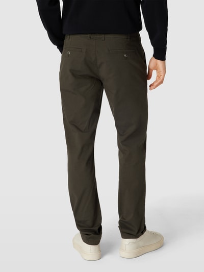 MCNEAL Hose mit Label-Detail Oliv 5