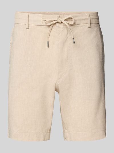 BOSS Regular Tapered Fit Shorts mit Tunnelzug Modell 'Kane' Mittelbraun 2