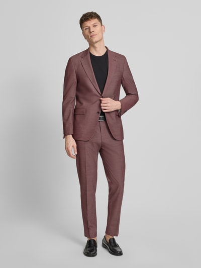 Strellson Slim Fit Anzughose mit Woll-Viskose-Anteil Modell 'KYND4' Dunkelrot 1