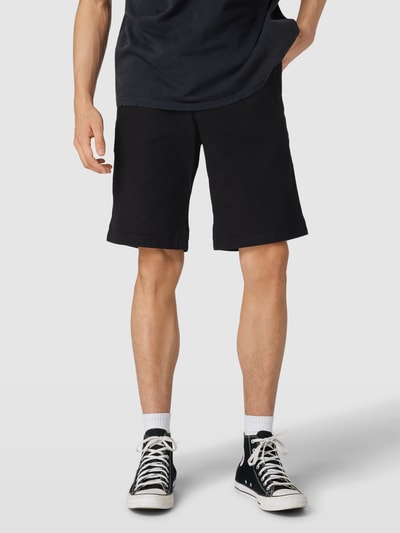 REVIEW Shorts in unifarbenem Design Black 4