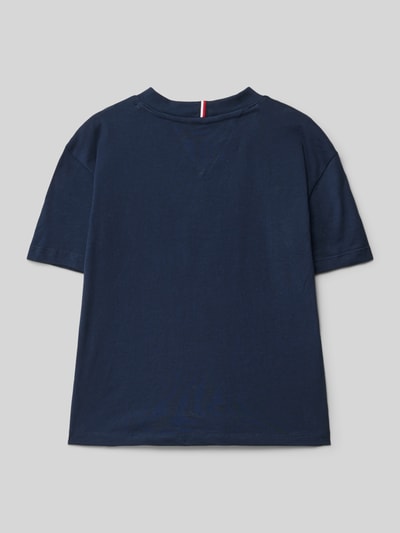 Tommy Hilfiger Teens T-Shirt mit Logo-Stitching Marine 3