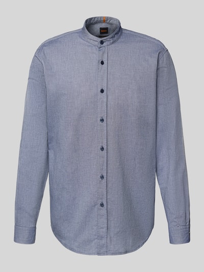 BOSS Orange Regular Fit Freizeithemd aus reiner Baumwolle Modell 'RACE' Marine 2