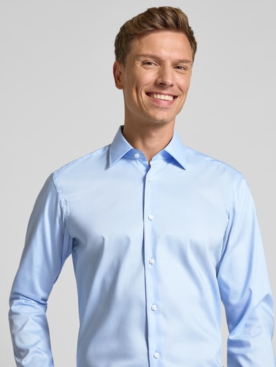 BOSS Regular Fit Businesshemd aus reiner Baumwolle Bleu 3