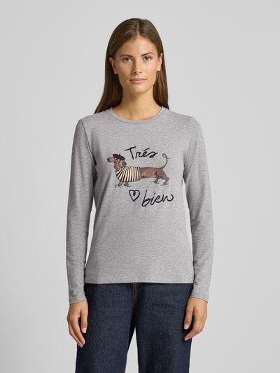 Weekend Max Mara Regular fit shirt met lange mouwen van katoenmix, model 'RENOIR' Lichtgrijs - 4