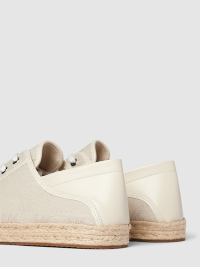 MICHAEL Michael Kors Sneakersy z detalami z logo model ‘LIBBY’ Brudny biały 2