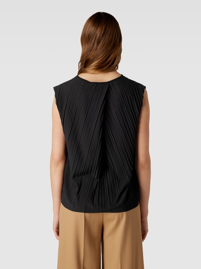 s.Oliver BLACK LABEL Blusenshirt mit Plisseefalten Modell 'Bestprice' Black 5