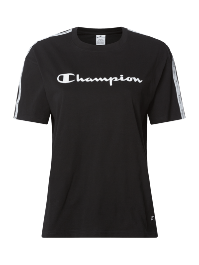 CHAMPION Shirt mit Logo-Prints Black 1