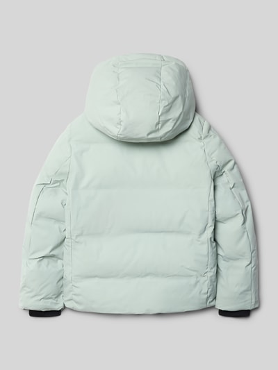 CARS JEANS Kurtka pikowana o kroju regular fit z kapturem z podszewką model ‘MUYLA’ Miętowy 3