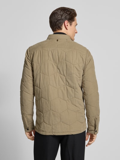 PME Legend Overhemdjack met drukknoopsluiting Beige - 5