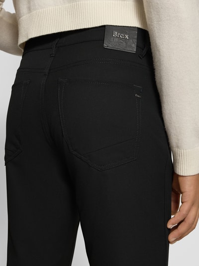 Brax Spodnie materiałowe o kroju straight fit z 5 kieszeniami Czarny 3