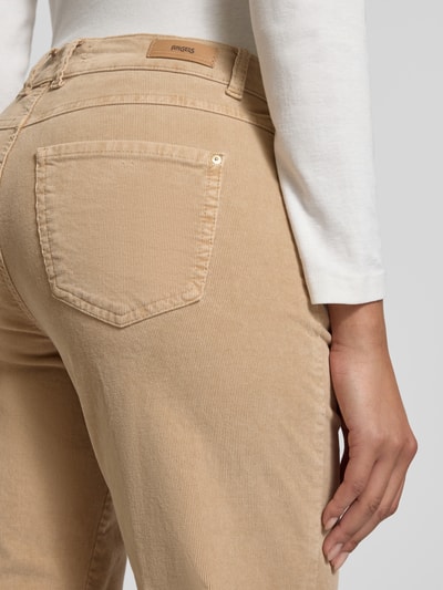 Angels Spodnie sztruksowe z 5 kieszeniami model ‘Lara’ Beżowy 3