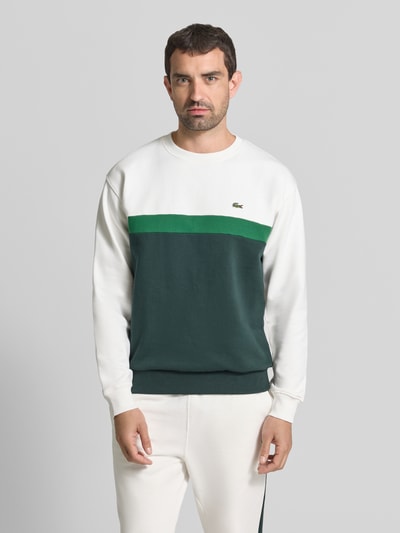 Lacoste regular fit sweatshirt van puur katoen Offwhite - 4