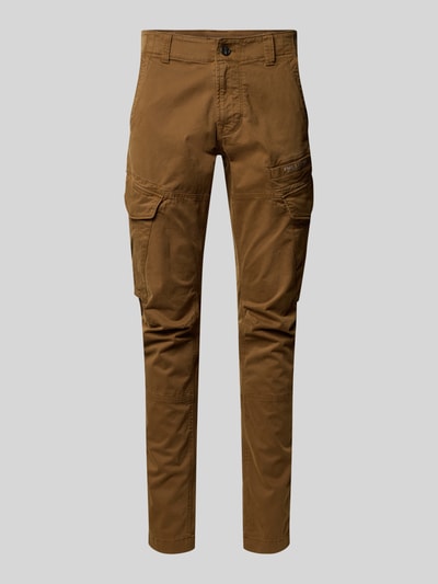PME Legend Cargobroek met labeldetail en klepzakken, model 'Nordrop' Camel - 2