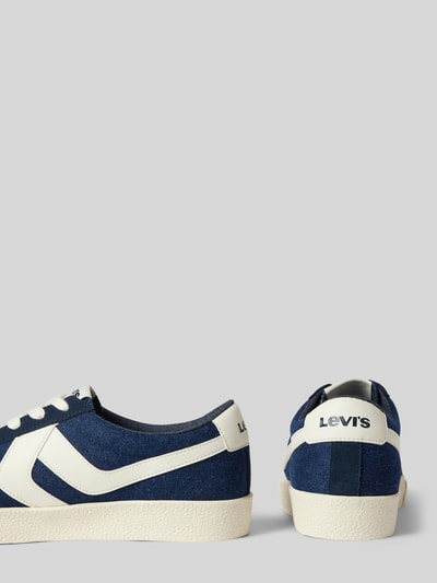 Levi’s® Acc. Sneakers met labeldetail, model 'SNEAK' Marineblauw - 2