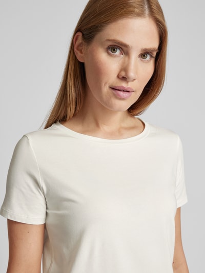 Weekend Max Mara T-Shirt mit Rundhalsausschnitt Modell 'MULTIB' Weiss 3