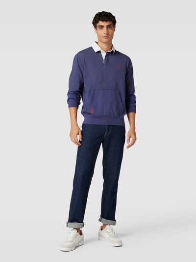 Polo Ralph Lauren Sweatshirt mit Polokragen Ocean 1