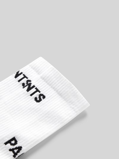 VTMNTS Socken mit Label-Print Weiss 2