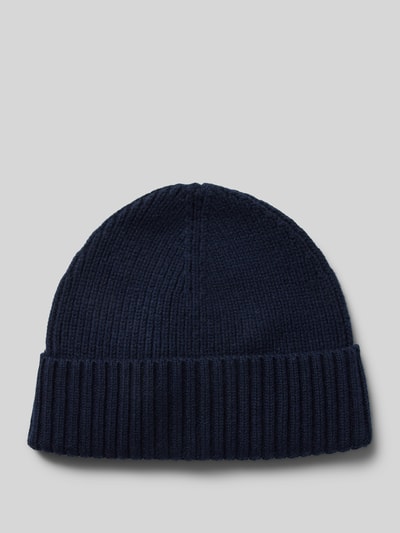 MCNEAL 'Beanie met labelbadge Marineblauw - 1